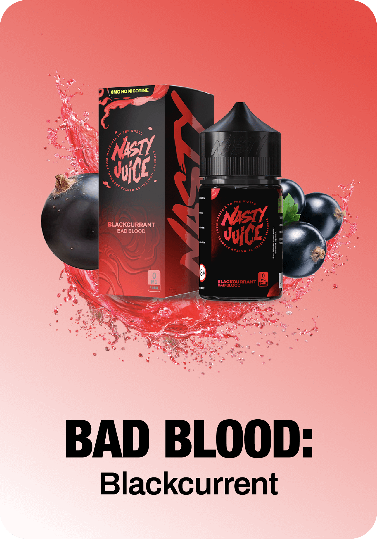 Nasty Juice Shortfill Bad Blood
